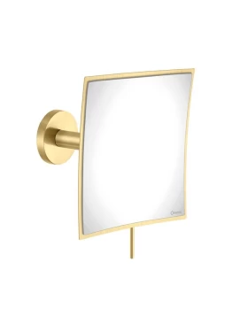 Μεγεθυντικός Καθρέπτης Επιτοίχιος Sanco MR-202-AB12 Brushed Brass (Image 1)