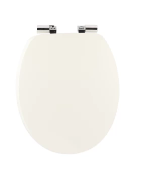 Κάλυμμα λεκάνης Mdf με Μεταλλικούς μεντεσέδες & Soft Close 0479 Λευκό (37.5x46cm)