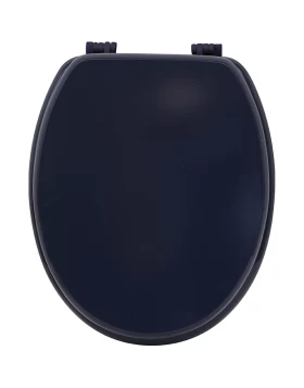 Κάλυμμα λεκάνης Mdf με Πλαστικούς μεντεσέδες 0511 Μπλε Σκούρο (36x43cm)