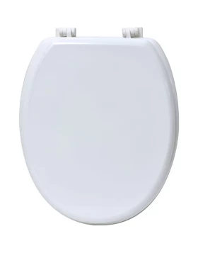 Κάλυμμα λεκάνης Mdf με Πλαστικούς μεντεσέδες 0515 Λευκό (36x43cm) (Image 1)