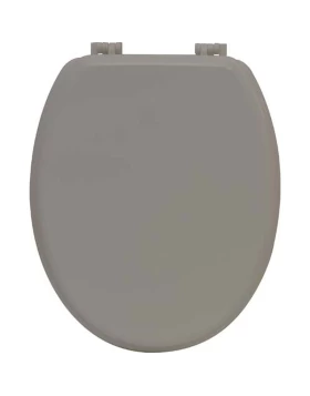 Κάλυμμα λεκάνης Mdf με Πλαστικούς μεντεσέδες 0517 Γκρι (36x43cm) (Image 1)