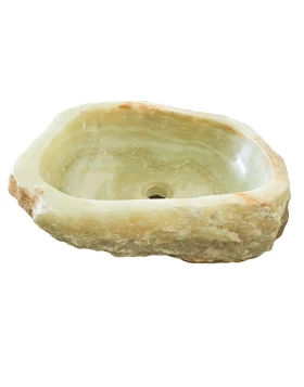 Νιπτήρας Πέτρινoς Επικαθήμενος Stoone σειρά 14-120 (50x40cm) (Image 1)