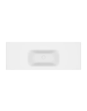 Νιπτήρας Ένθετος Karag Eloise 140 Λευκό Ματ (140x46m)