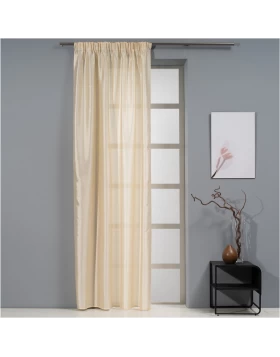 Κουρτίνα Εκρού Με Τρέσα 140x270cm Ταφτάς 11882 Artisti Italiani (Image 1)