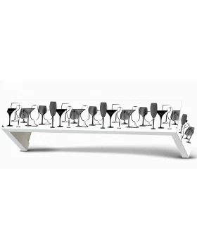 Μεταλλική Μετόπη Ψηφιακής Εκτύπωσης ME 244 Ποτήρια Domus (Image 1)