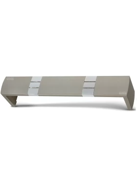 Μεταλλική Μετόπη σειρά 1011 Νίκελ Ματ - Χρώμιο Με Strass Domus (Image 1)