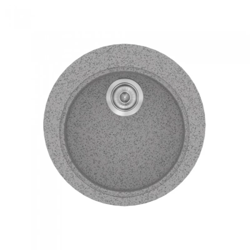 Νεροχύτες Γρανίτη Συνθετικοί Sanitec 316 σε χρώμα 04. Granite Grey (Φ.48)