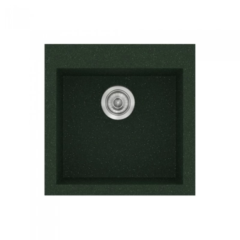 Νεροχύτες Γρανίτη Συνθετικοί Sanitec 339 σε χρώμα 19. Granite Green (50x50cm)