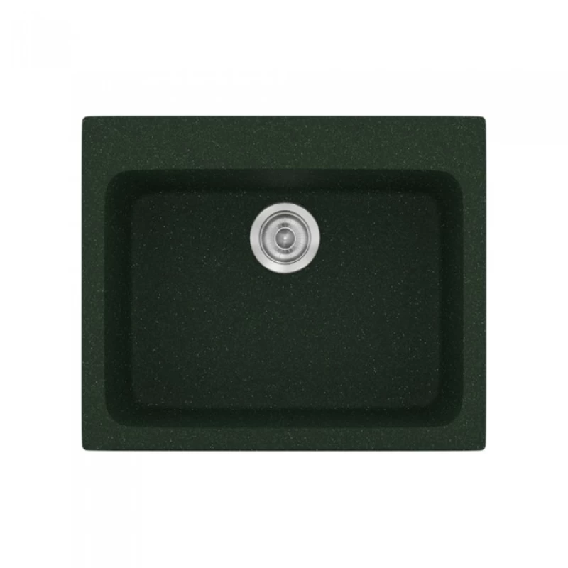 Νεροχύτες Γρανίτη Συνθετικοί Sanitec 331 σε χρώμα 19. Granite Green (60x50cm)