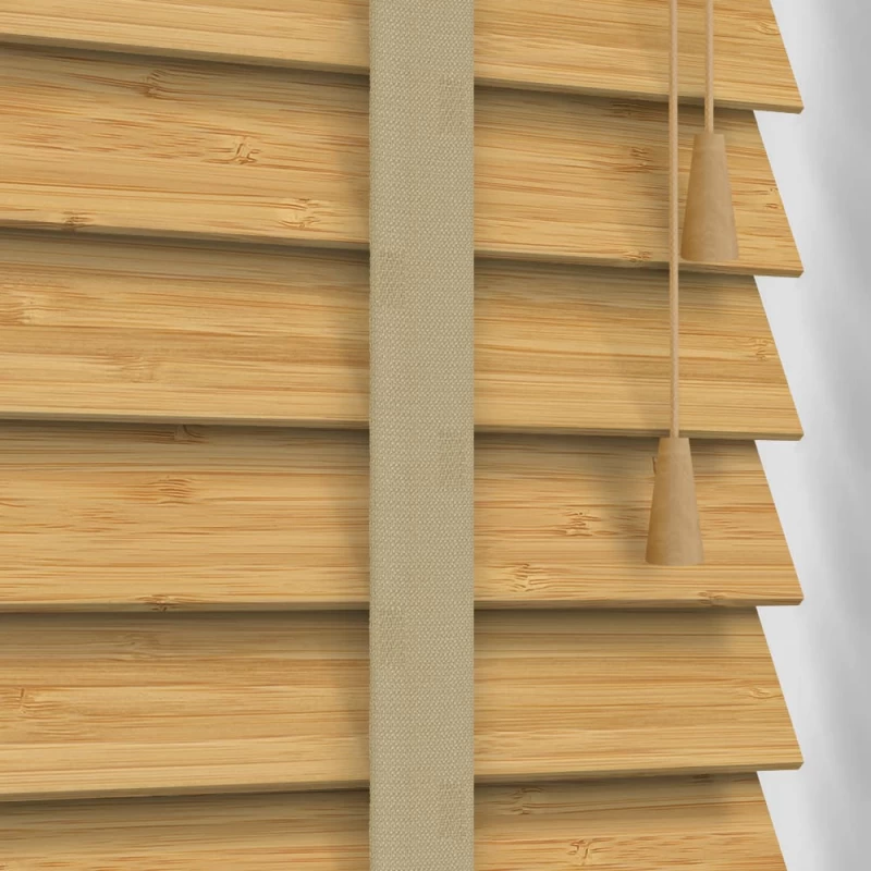 Ξύλινα Στόρια Magino 50mm με Τιράντες σειρά K91267 Golden Pine