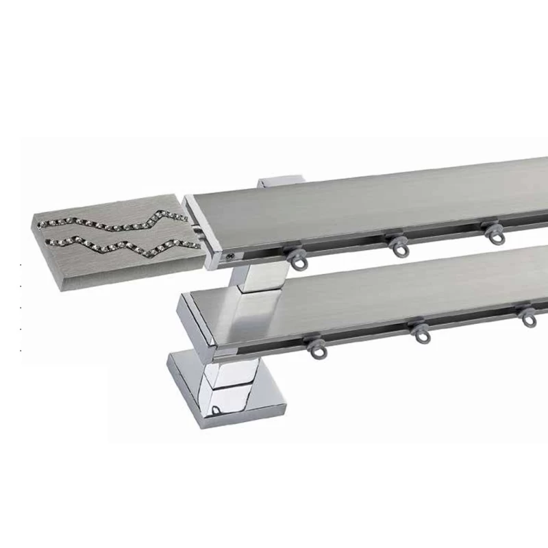 Κουρτινόξυλα Σιδηρόδρομοι Domus Δανάη Strass σειρά 787804-3 σε Νίκελ Ματ-Χρώμιο (Image 2)