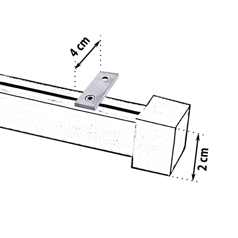 Μονός Σιδηρόδρομος Οροφής Τ.20 Madison σε Νίκελ Σατινέ (Image 2)