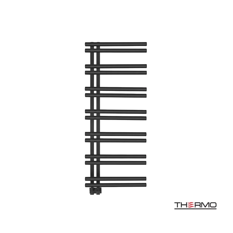 Θερμαινόμενη πετσετοκρεμάστρα – Thermo Solo SOL12050-401 Silk Black 50x120cm Kcal/h: 382