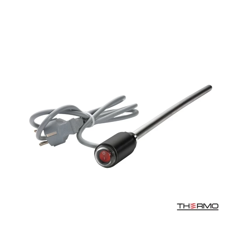 Θερμαινόμενη πετσετοκρεμάστρα – Thermo Solo SOL12050-401 Silk Black 50x120cm Kcal/h: 382