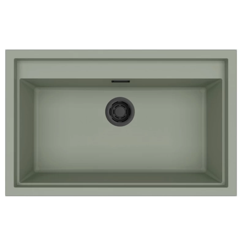 Νεροχύτες Γρανίτη Elleci σειρά Sintesi 130 Sage Green K82 (79x50cm)