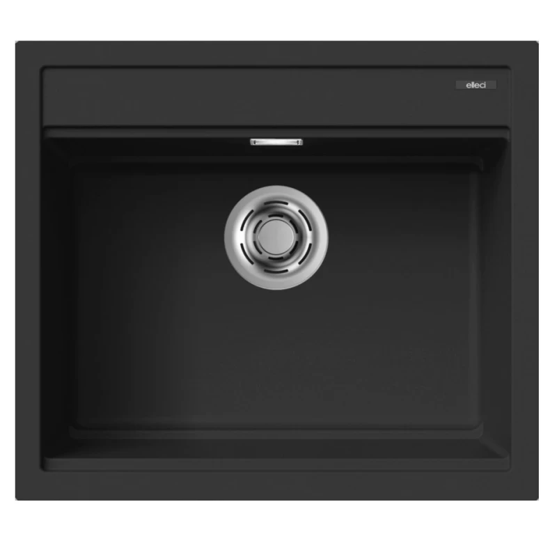 Νεροχύτες Γρανίτη Elleci σειρά Best Workstation 105 Μαύρο Black K86 (57x51cm)