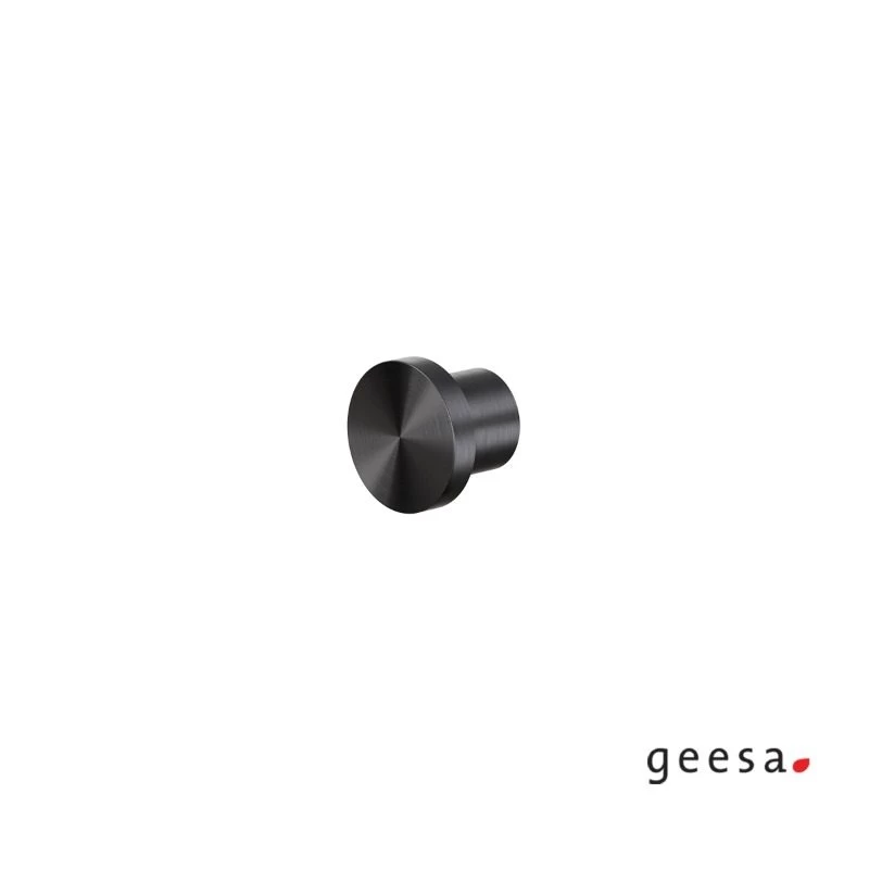 Άγκιστρο Πετσετών Geesa Opal 7213-411 Black Brushed PVD (Φ.2,5x2cm)
