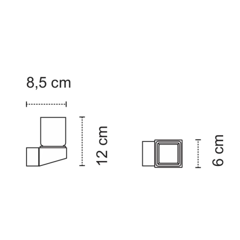 Ποτηροθήκη μπάνιου Ανοξείδωτη Karag Neo Satine 850199 σε Ανοξείδωτο Ματ (Image 2)