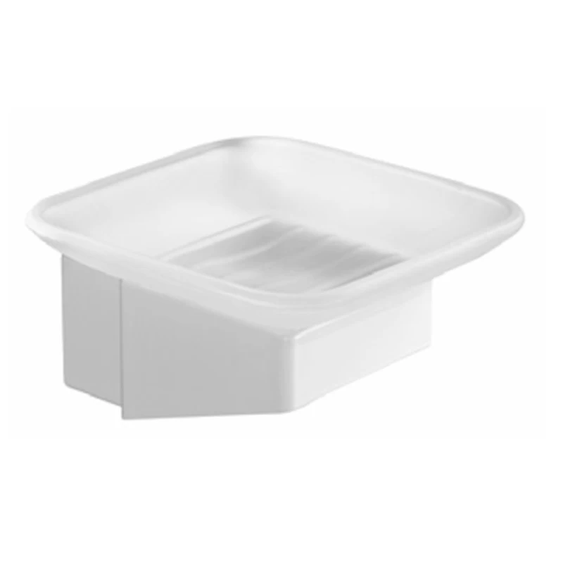 Σαπουνοθήκη μπάνιου Ανοξείδωτη Karag Neo Bianco Opaco 830166 σε Λευκό Ματ