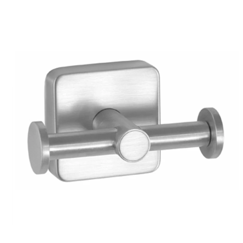 Άγκιστρο Διπλό Karag Quattro Satine 422299 Ανοξείδωτο Ματ (Αυτοκόλλητο ή Βιδωτό) (Image 1)