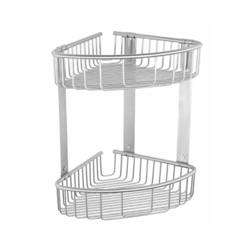 Γωνιακό Διπλό καλάθι Karag Reti Satine 96388899 σε Ανοξείδωτο Ματ (21x21x33cm) (Image 1)