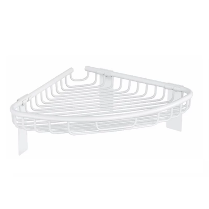 Γωνιακό καλάθι Karag Reti Bianco Opaco 963766 σε Λευκό Ματ (21x21x3cm) (Image 1)