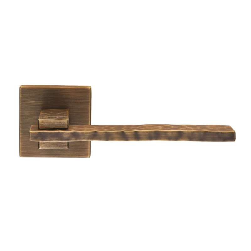 Πόμολα Πόρτας ILAVIO χειρολαβές με ροζέτα 2856 Μπρονζέ (Image 1)