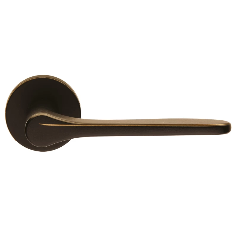 Πόμολα Πόρτας ILAVIO Χειρολαβές με ροζέτα 2631 Dark Bronze (Image 1)