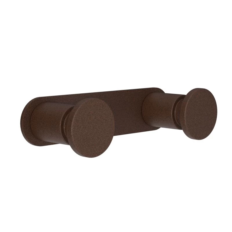 Άγκιστρο Διπλό - Matt Wenge, Pam & Co, W12 x D3,5 x H2,5 (cm), 70-943 (Image 1)