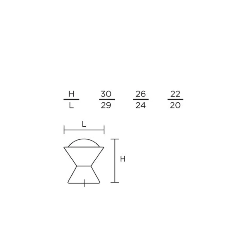 Πόμολα Επίπλων Convex σειρά 0161 Όρο ματ (Φ.20 ή Φ.24 ή Φ.29)