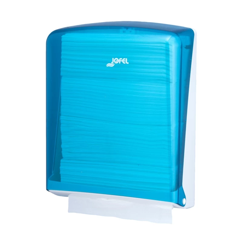 Χαρτοπετσετοθήκη μπάνιου Jofel AH34200 σε Μπλε Διάφανο
