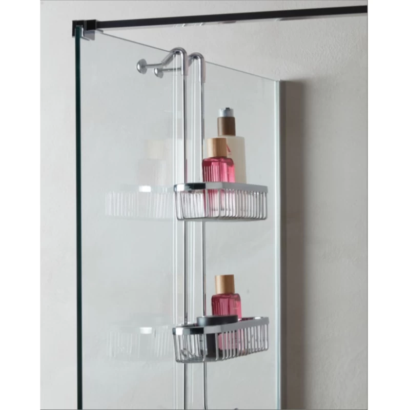 Σπογγοθήκη Κρεμαστή Διπλή BronzeArt 27H7-10-M2/Χρώμιο (60cm Ύψος) (Image 2)