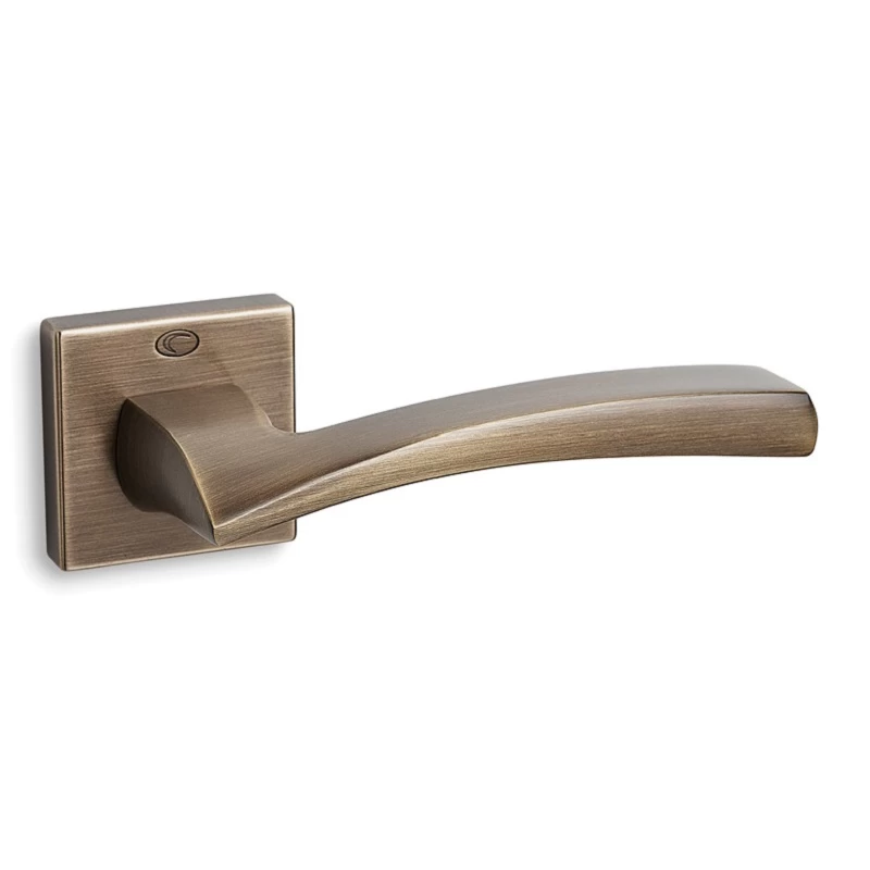 Πόμολα Πόρτας Convex χειρολαβές με ροζέτα 1145 Αντικέ ματ (Image 1)