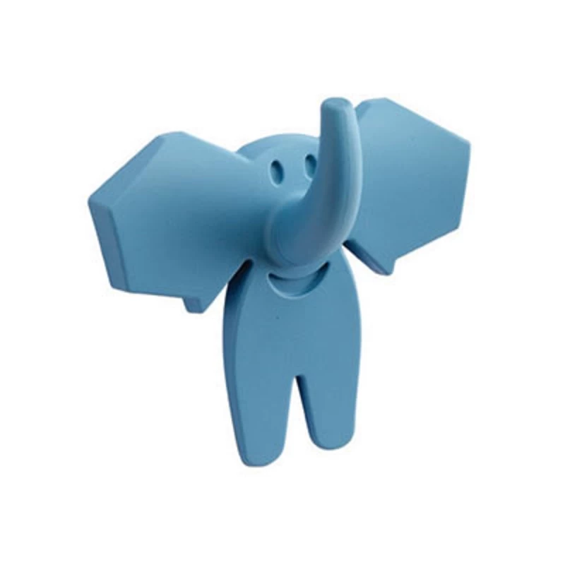 Παιδική κρεμάστρα τοίχου γαλάζιο ελέφαντας