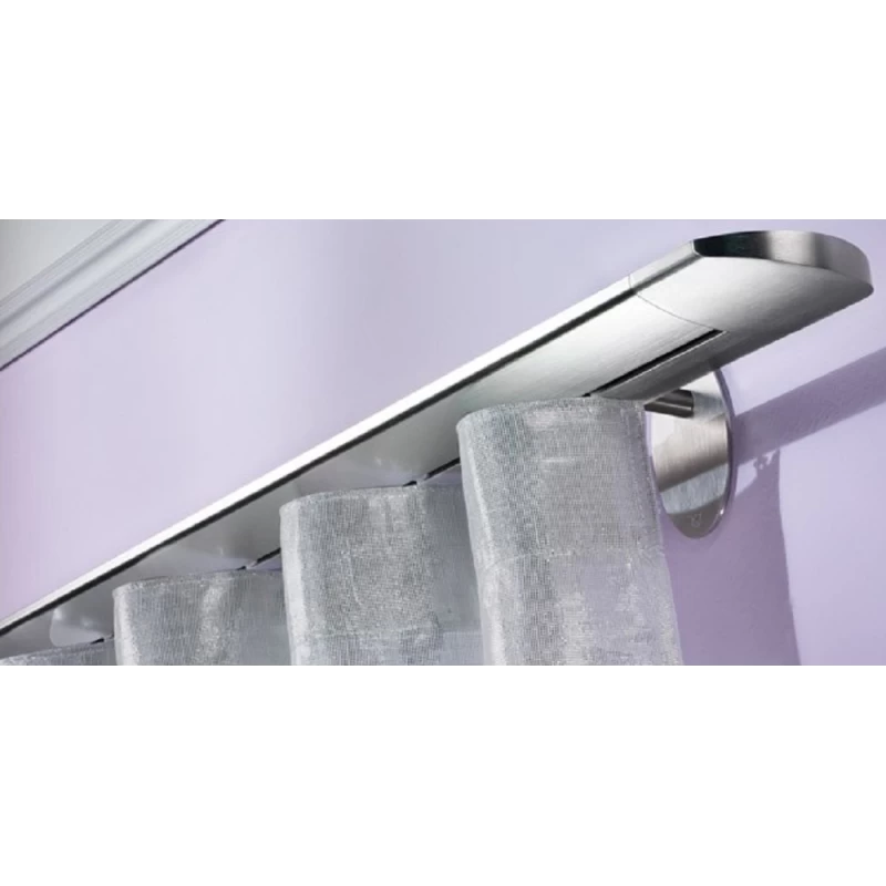 Κουρτινόξυλα Casa Valentina σειρά Sabina σε Inox ματ (Image 1)