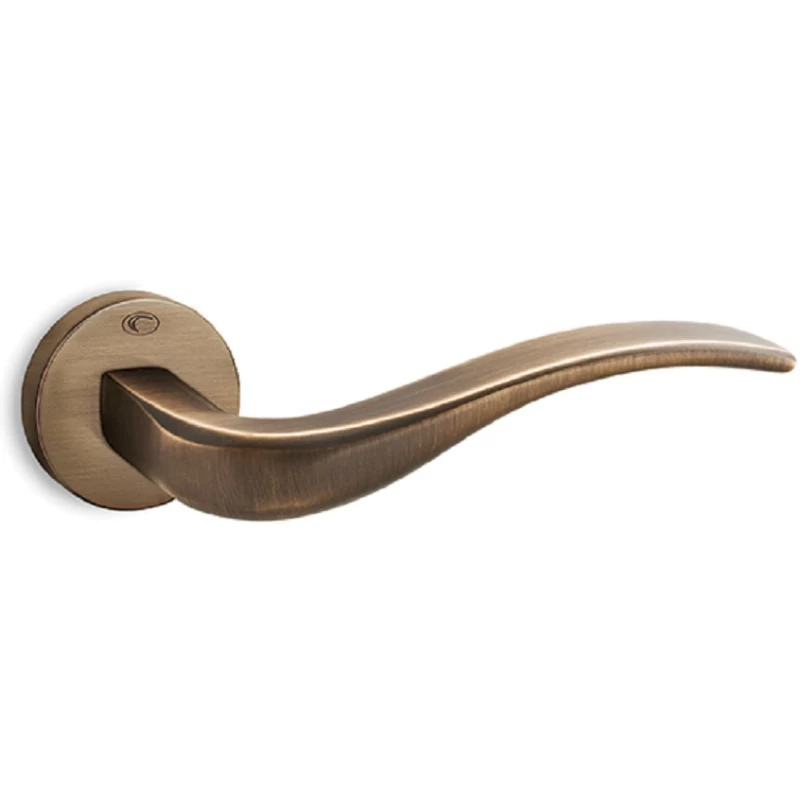 Πόμολα Πόρτας Convex χειρολαβές με ροζέτα 1625 Αντικέ ματ (Image 1)