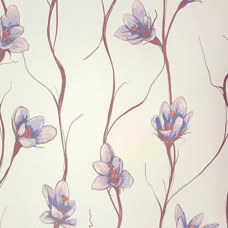Ρόλερ σκίασης Floral Design σειρά Μοβ Λουλούδια 95-53