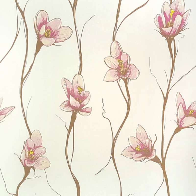 Ρόλερ σκίασης Floral Design σειρά Ροζ Λουλούδια 95-55