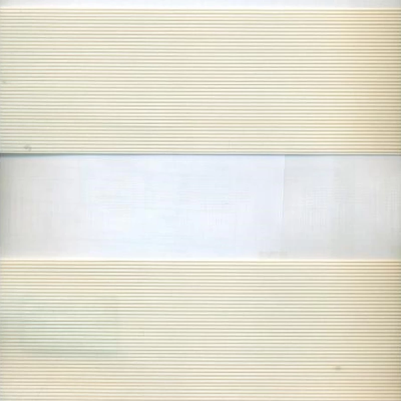 Διπλά Ρόλλερ Ελεγχόμενης Σκίασης Άσπρο με Μπεζ ρίγες 45-01