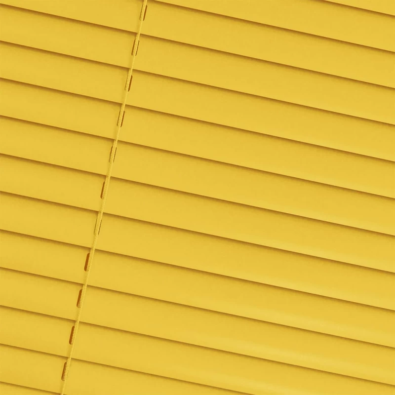 Στόρια Παραθύρων Αλουμινίου 25mm σειρά 1010 σε Κίτρινο