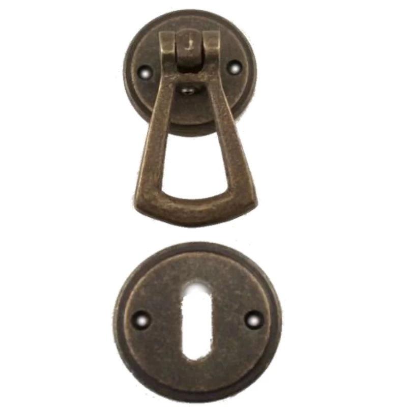 Πόμολα Πόρτας Σπαστά Χειρολαβές με ροζέτα 100.059 σε Μπρονζέ (Image 1)