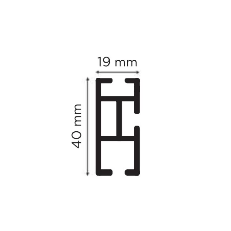 Σιδηρόδρομος Motulo 4mm με Πλαστικά Στηρίγματα 5cm ή 8cm σε Λαδί (Χρώμα 211)