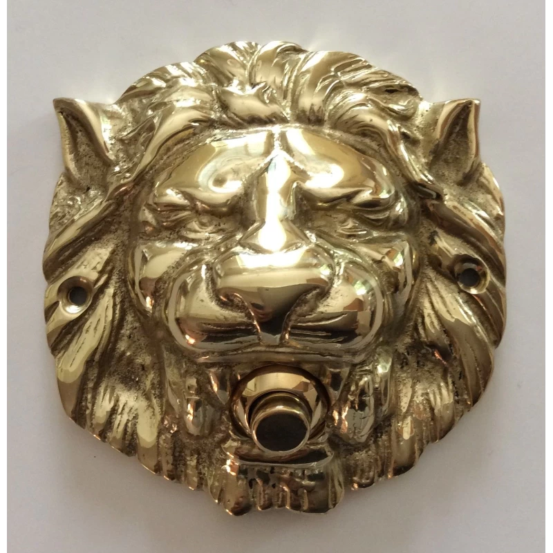 Ρουστίκ Κουδούνια Μπουτόν Παραδοσιακά 046 ''Λιοντάρι'' Χρυσό