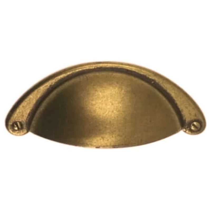 Πόμολο Χούφτα Επίπλων σειρά 508712 σε Αντικέ Οξειδέ (Μήκος 8.9cm) (Image 2)