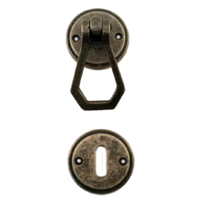 Πόμολα Πόρτας Σπαστά Χειρολαβές με ροζέτα 100.060 σε Μπρονζέ (Image 1)