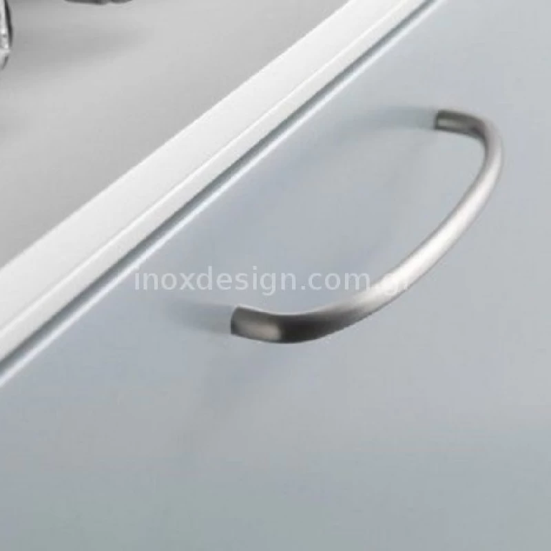 Λαβές Επίπλων Inox Furnipart σειρά Minimal 531760 Νίκελ ματ (Μήκος 17cm)