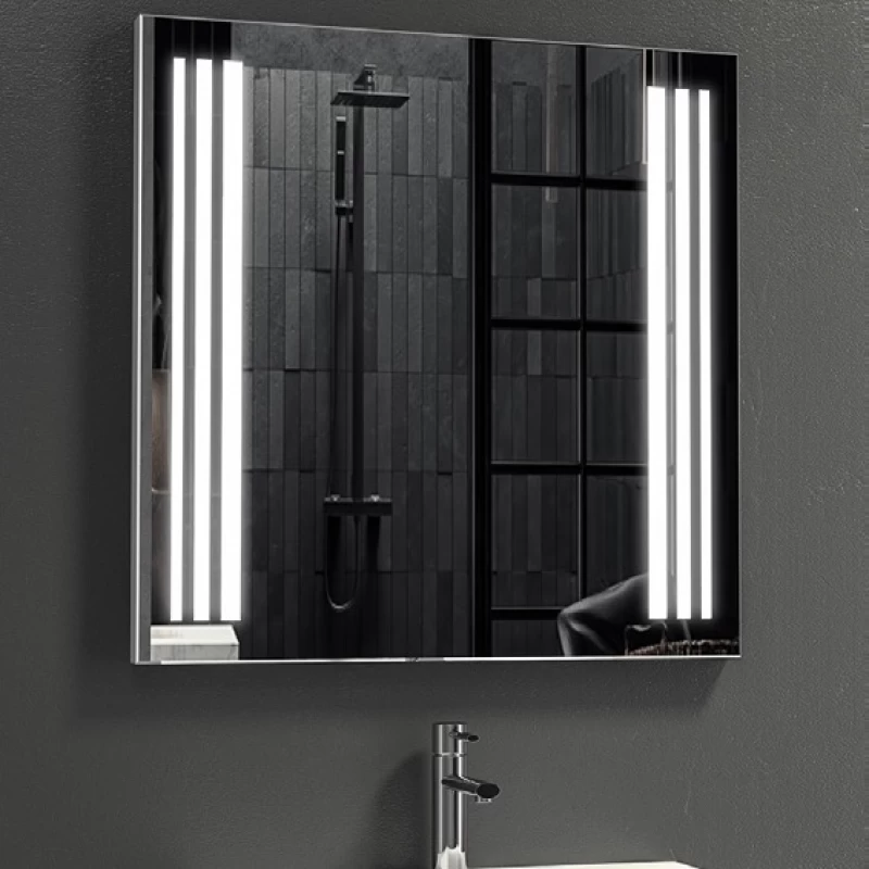 Καθρέπτης μπάνιου με LED Karag PIC011-750 (75x75x40cm)