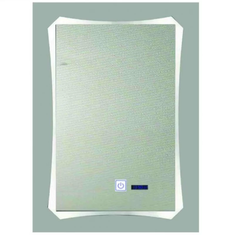 Καθρέπτης μπάνιου Finello 50-2080 (60x80cm) Led Τεχνολογία Touch & Ρολόι 