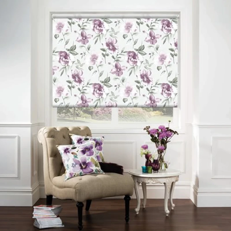 Ρόλερ σκίασης Floral Design σειρά Μοβ Λουλούδια 00-7001 (Image 2)