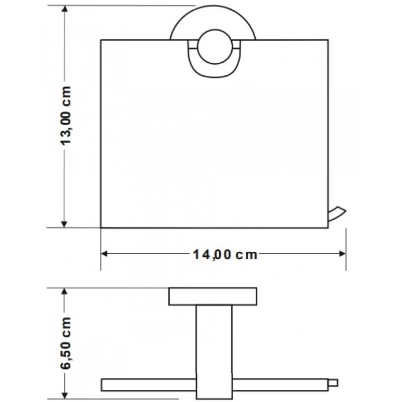 Χαρτοθήκες Μπάνιου Sanco με Καπάκι Twist M116-14317 Μαύρο ματ